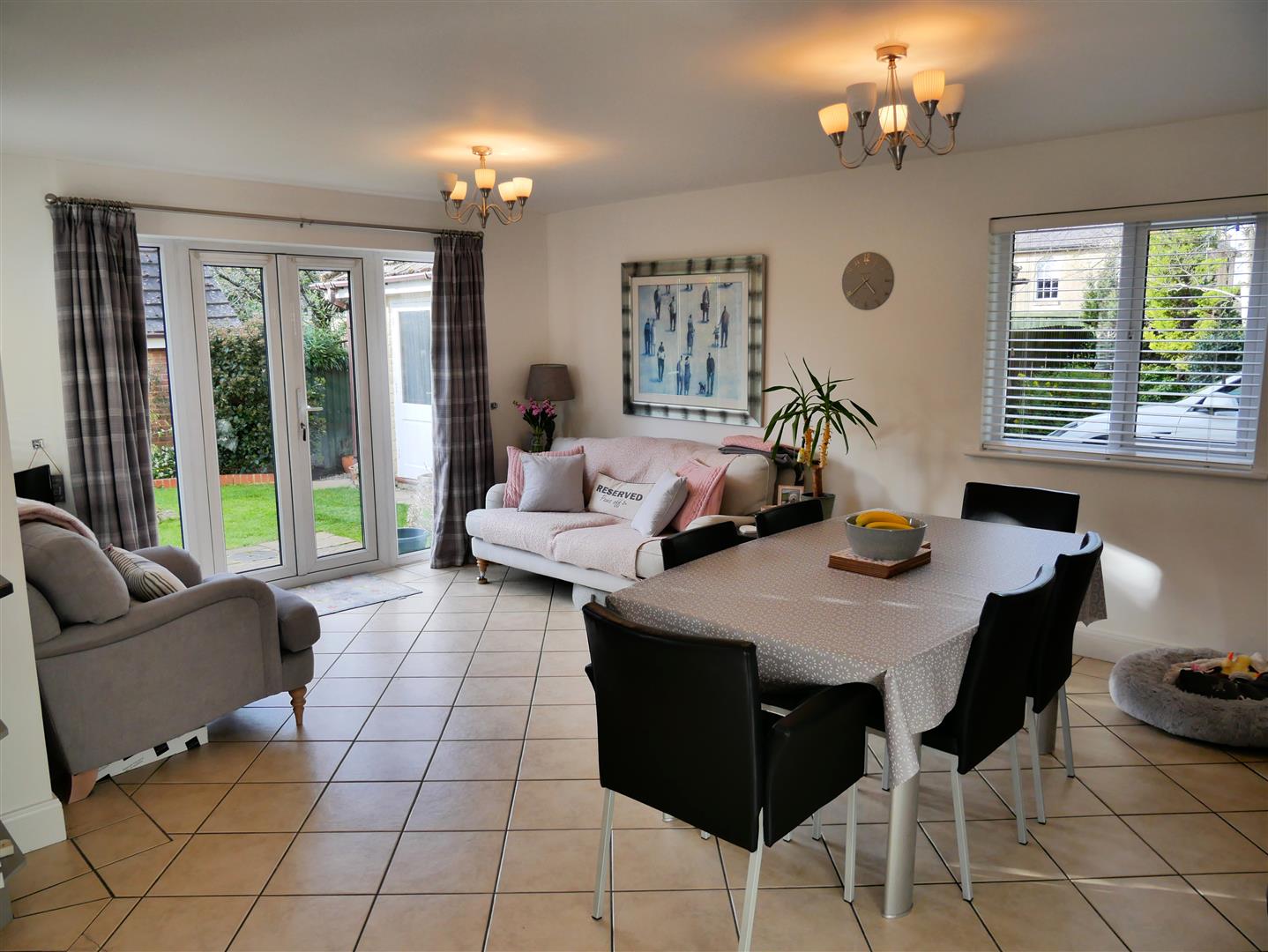 living dining kitchen